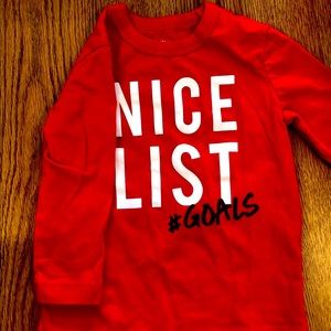 Christmas long sleeve T-shirt size 6-9 months